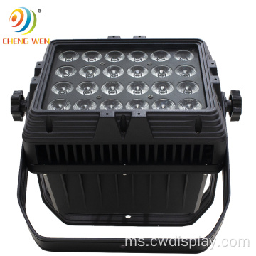 24pcs 4in1 lampu mencuci dinding kalis air luaran